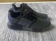 adidas Originals NMD_R1 Running Shoes Mens 10.5 Black Carbon Purple IF3502 NEW