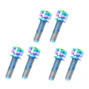 6Pcs/set Handlebar Stem Screw with Spacer for