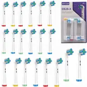 Replacement Toothbrush Heads Compatible with Oral-B Braun,20 Pcs Professional Electric Toothbrush Heads Deep Cleaning Brush Heads for Oral B 1000-8000