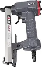 Pneumatic Nailer, U Shape Air Nailer with Wrench, Viewing Window, Hold 100 Nails, Upholstery Stapler for J Nail Gun, Pneumatic Staple Gun for Carpentry Interior Decoration
