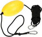 1pc Kayak Drift Anchor Tow Rope Tow Line 9.1m / 30ft Long Nylon Rope Stainl Steel Clips Kayak Accessory