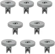 Dishwasher Bottom Basket Wheels, 50286965-004 Lower Dishwasher Basket Wheel Kit for Dishlex DX103SK DX203WK Global DX301 DX301SK 911516028 Roller (pkt 8)