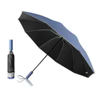 在飛比找樂天市場購物網優惠-27吋UV反向自動折傘(深藍色) [大買家]
