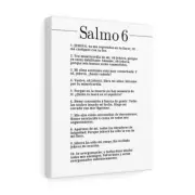 Salmo 6 Impresion De Arte Crist en Blanco Psalm 6 Spanish Ready to Hang Bible C