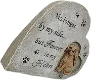 Dog Memorial Headstone Pet Tribute Statue Pet Passing Memorial Stone Dog Statue
