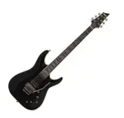 Schecter C-1 FR-S Blackjack Mahogany Floyd Rose Lundgren M6 Sustainiac Strat