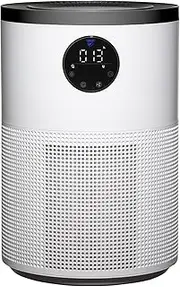 [Daewoo] Smart Air Purifier With WIFI, Ultra Quiet, 4 Speed Settings, 24 Hour Timer, Night Mode, HEPA 13 Filter That Captures Allergens, Pet Hair, Smoke, Odour And Large Dust Particles For Cleaner Air