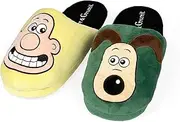Coddies Wallace & Gromit Slippers | Officially Licensed Aardman Merchandise | Memory Foam Cozy Indoor House Shoes with Anti-skid Soles