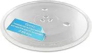 [DL-pro] Universal Microwave Plate 31.5 cm Turntable Turntable Glass Plate Glass Plate Glass Turntable with 3 Knobs 315 mm Round Replacement for Microwave Microwave