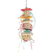 Nature Island Crunch N Munch Bird/Parrot Pet Interactive Exercise Cage Chew Toy
