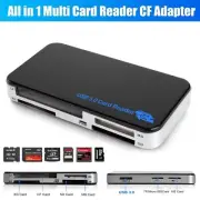 6 in 1 USB 3.0 Compact Flash Memory Card Reader Adapter 5Gbps for CF TF SD MS XD