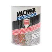 Anchor Shield Gloss Red 1L - Premium Metal Protection Exceptional Adhesion