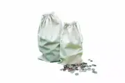14 x 24 Inches Large Size Heavy Duty Flat Bottom Coin Bags with Draw Strings,...