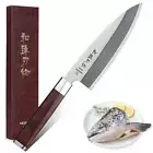 Deba Knife Stainless Steel Wood Handle Filleting Chef Sushi Sashimi Slicing Tuna