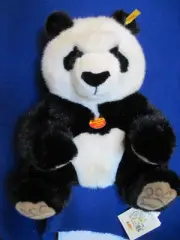 Steiff Panda Bear 13" plush toy #060168 Panda 35 New W/Tags