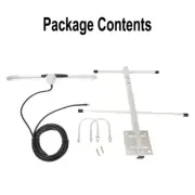 UHF Antenna for Outdoor Use 6dBi Gain SMA Male Connector and 3 Meter Cable