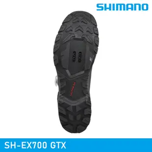 SHIMANO SH-EX700 GTX 防水SPD自行車卡鞋-黑色 / 透氣、防水 GORE-TEX