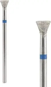KADS Cuticle Nail Drill Bits Cuticle Bit for Nail Drill Diamond Drill Bits 3/32” Professional Safety Cuticle Clean Drill for Electric Remove Cuticle Dead Skin (47D-M, Inverted Cone Shape)