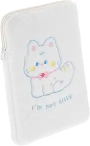 KONTONTY Tablet Carrying Case Soft Fleece Portable Scratchproof Dustproof Cover