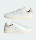 US M Sizes 10 - Adidas Stan Smith Lux Triple White premium Leather