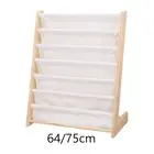Wooden Bookcase Kids Sling Bookshelf Children Book Rack Storage for Coloring Boo