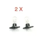 2 x MICROWAVE OVEN GLOBE LAMP BUILT IN BASE BOSCH DAEWOO PANASONIC SAMSUNG 0856