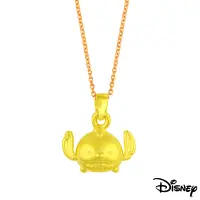 在飛比找Yahoo奇摩購物中心優惠-Disney迪士尼金飾 TSUM史迪奇黃金墜子 送項鍊