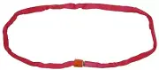 12' RED ROUND ENDLESS LOOP, CRANE, WRECKER, RECOVERY, LIFTING SLING, STRAP