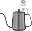 Gage Pour over Kettle Stainless Steel Gooseneck Long Narrow Drip Spout Coffee Te