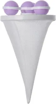 Washing Machine Hair Filter Floating Pet Fur Lint Hair Pouch Catcher Mesh Reusab