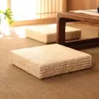 Woven Cushion Durable Elastic Tatami Floor Pillow Sitting Cushion Epe Sponge