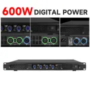 Portable 2400W 4-Channels High Power Class D Digital Power Amplifiers Watts PEAK