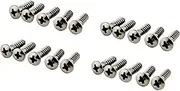 20 Pack Titanium Alloy Pickguard Mounting Screws Compatible with Fender, Gibson, Ibanez ST TL Guitar - Guitar Bass Guard Mount Screws Panel Accessories Luthier Projects
