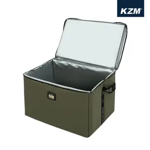 KAZMI KZM 素面個性保冷袋15L 素面個性保冷袋45L 保冰袋 保冰袋 野餐收納袋 露營收納袋