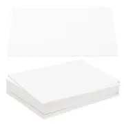 12.5x10x0.12" Chipboard Sheets 10Pcs 120PT Thick Book Board Binders Board, White