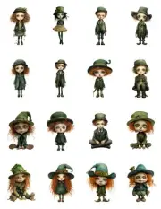 Irish Embellishments Junk Journal Crafts Scrapbook