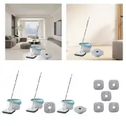 Mop and Bucket Set 360 Degree Rotating Lazy Mop for Hotel Baseboard Hardwood