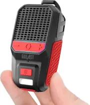 Wearable Bluetooth Speaker with RGB Flashlight, IPX7 Waterproof Clip-On Portable