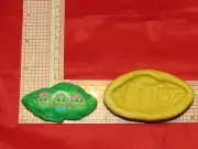 Baby Pea Pod Silicone Mold Flexible Resin Clay Candy A808 Chocolate Baby Shower