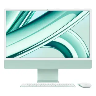 Apple iMac 24&quot; Retina 4.5K M3/8GB/256GB/8-Core GPU/MacOS 一體式桌上型電腦 綠色 MQRA3ZP/A 香港行貨