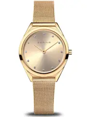 Bering 17031-333 Gold Stainless Steel Womens Watch