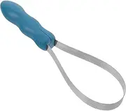 Sosoport Stainless Steel Shedding Grooming Brush and Cattle Serrated Tool for Coat Cleaning and Massage Portable Pet Hair Scraper