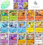 Pokemon TCG Pocket Trade 4 Diamond Card (each) Pack A1 Genetic Apex