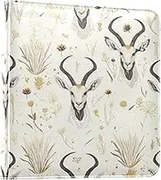 Delicate Animal Gemsbok Gold Black puzzle storage folder Self Adhesive 4x6'', 5x7'', 6x8'' Photos album de fotos para boda