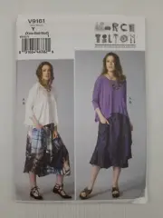 Vogue Sewing Pattern 9161 V9161 Misses Top Skirt Pattern Size XS-M 4-14 NEW