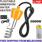 3000W Floatable Immersion Hot Water Heater Element Quick Heater Tube Hot AU Plug