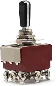 MGTCAR 16A250VAC ON Off ON 3 Position Heavy Duty 9 Screw Terminal car auto Big Toggle Switch