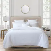 Bianca Byron White Quilt Cover Set (Queen, King, Super King) or Accessories