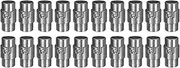 uxcell 20pcs Leather Cord End Clasp 7mm Hole Magnetic Cord End Caps Closures Leather Bracelet Buckle for Jewelry Making DIY Supplies Crafts, Gunmetal