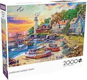 Buffalo Games - American Harbor Town - 2000 Piece Jigsaw Puzzle